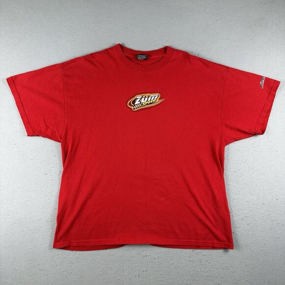 Y2K Zumspeed Shirt Men’s 2XL Red Burn Out Skull Flames Acura Integra - Picture 2 of 16